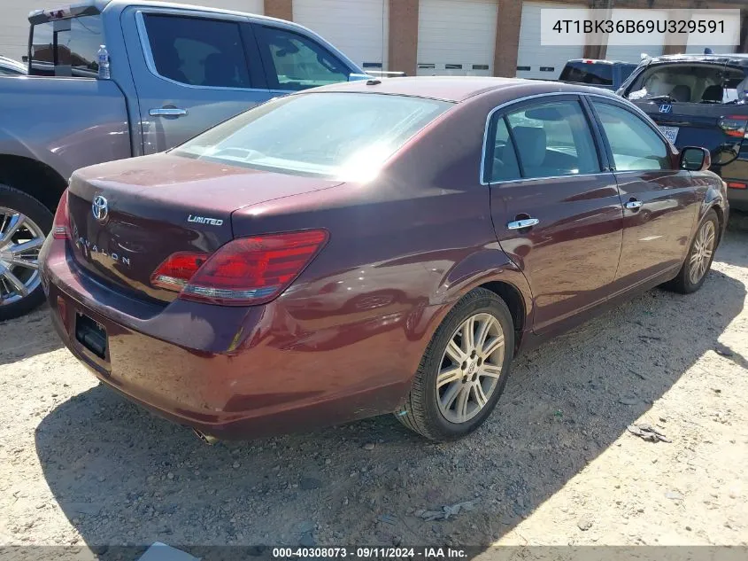 4T1BK36B69U329591 2009 Toyota Avalon Limited