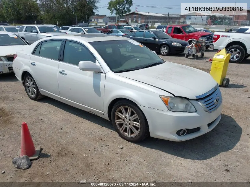 2009 Toyota Avalon Limited VIN: 4T1BK36B29U330818 Lot: 40328573