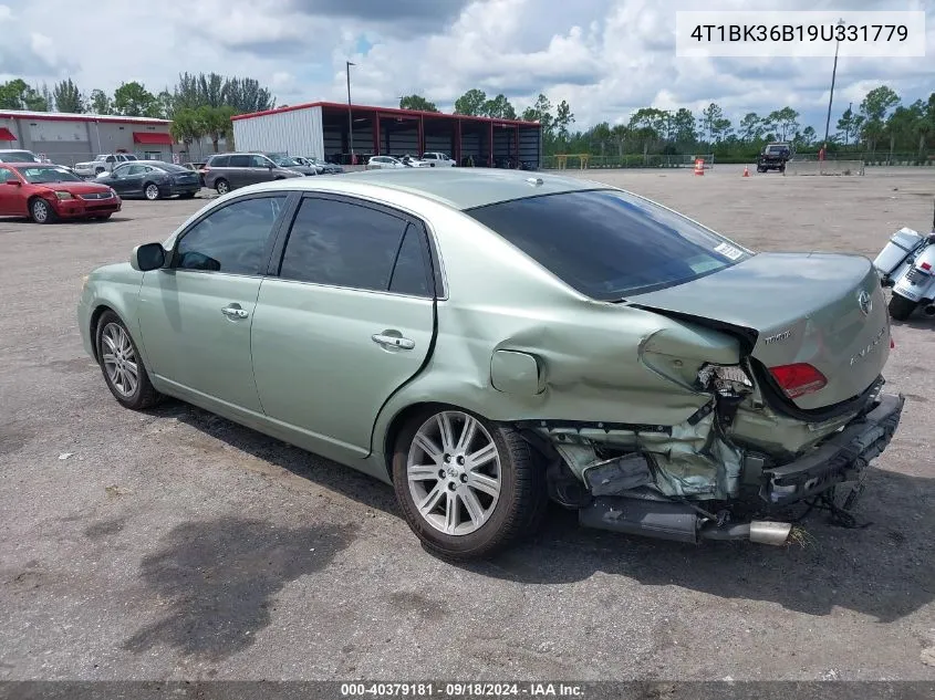 2009 Toyota Avalon Xl/Xls/Limited VIN: 4T1BK36B19U331779 Lot: 40379181