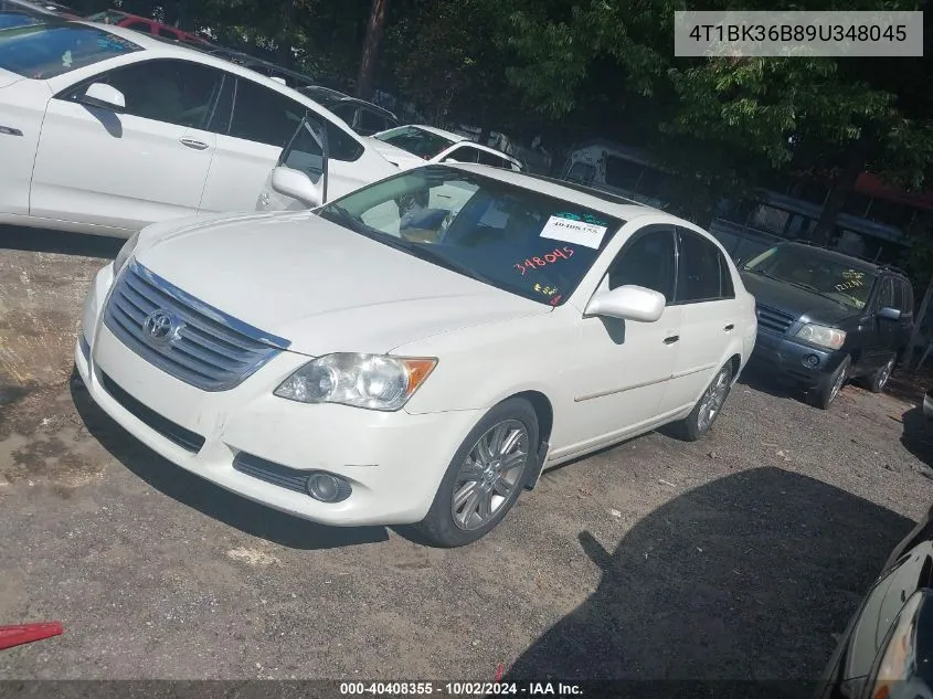 2009 Toyota Avalon Limited VIN: 4T1BK36B89U348045 Lot: 40408355