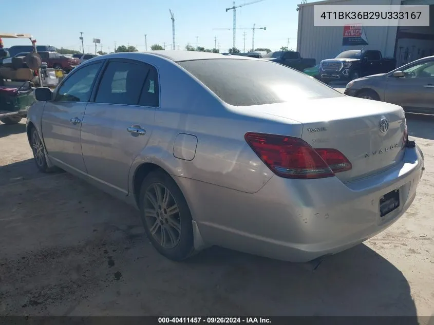 2009 Toyota Avalon Xl/Xls/Limited VIN: 4T1BK36B29U333167 Lot: 40411457