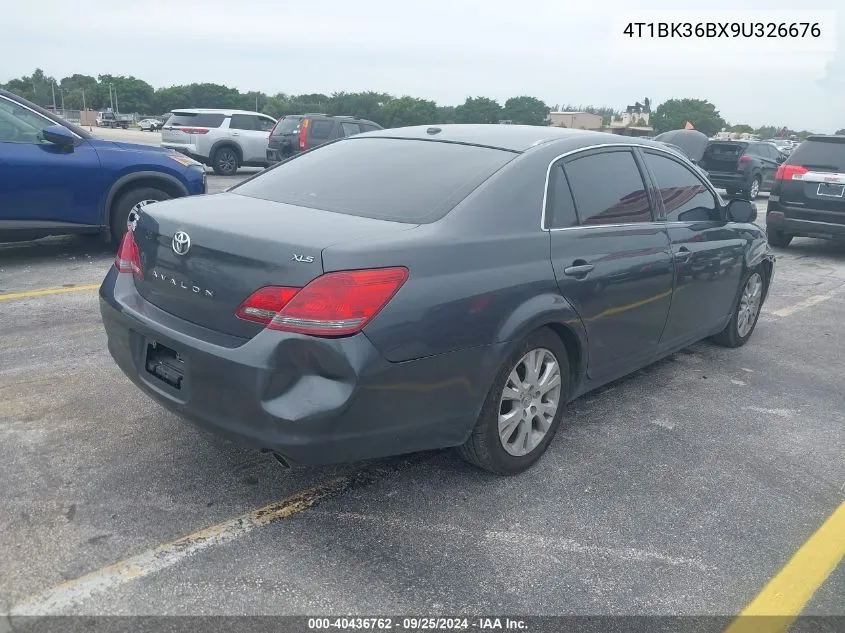 2009 Toyota Avalon Xls VIN: 4T1BK36BX9U326676 Lot: 40436762