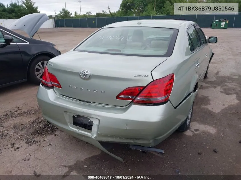 2009 Toyota Avalon Limited VIN: 4T1BK36B79U350546 Lot: 40469817