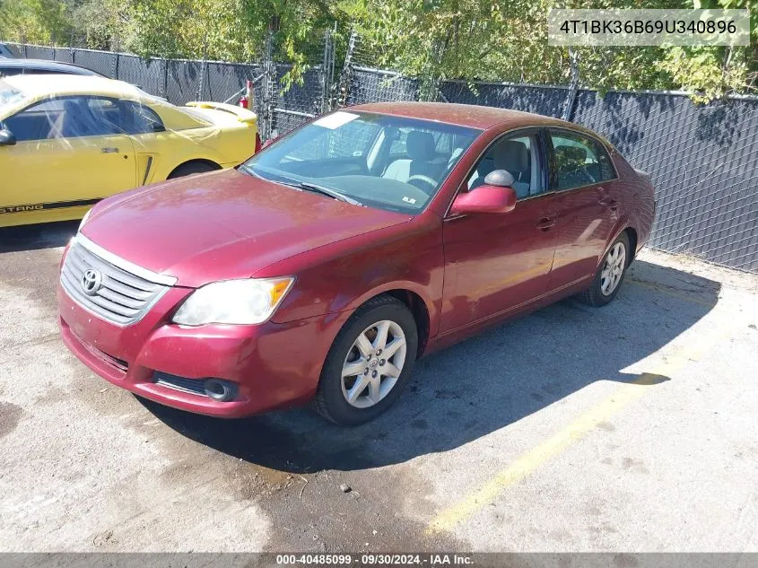 2009 Toyota Avalon Xl VIN: 4T1BK36B69U340896 Lot: 40485099