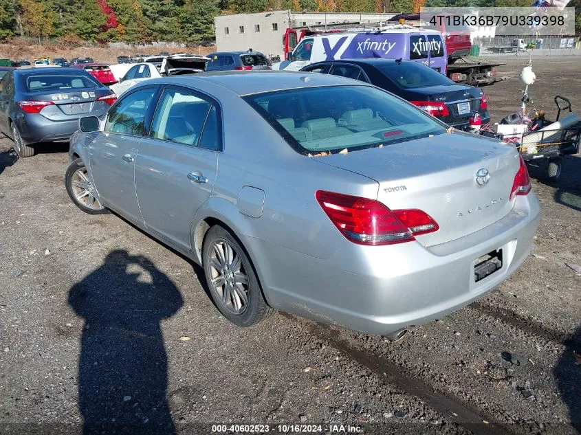 2009 Toyota Avalon Limited VIN: 4T1BK36B79U339398 Lot: 40602523