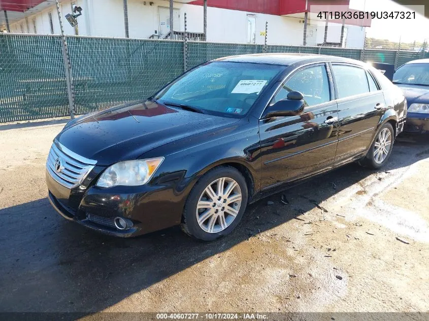 2009 Toyota Avalon Limited VIN: 4T1BK36B19U347321 Lot: 40607277