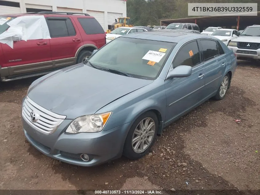 2009 Toyota Avalon Limited VIN: 4T1BK36B39U332559 Lot: 40733573