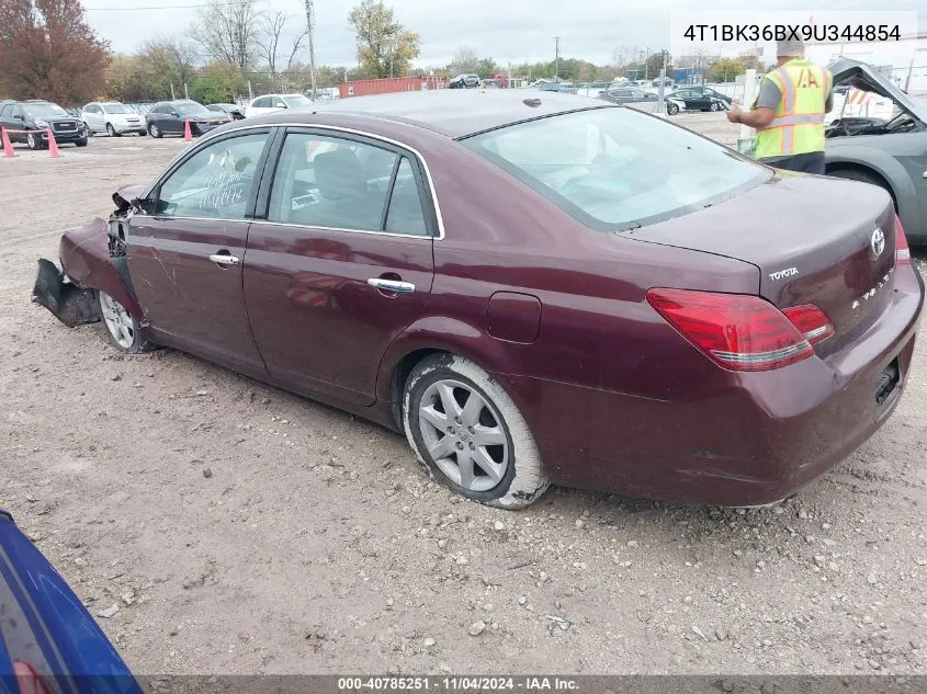 2009 Toyota Avalon Xl VIN: 4T1BK36BX9U344854 Lot: 40785251