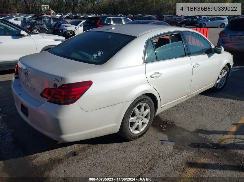 2009 Toyota Avalon Xl VIN: 4T1BK36B69U339022 Lot: 40785923