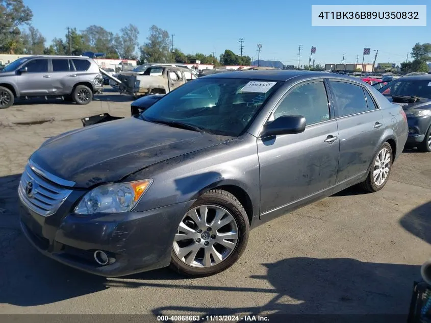 2009 Toyota Avalon Xls VIN: 4T1BK36B89U350832 Lot: 40868663