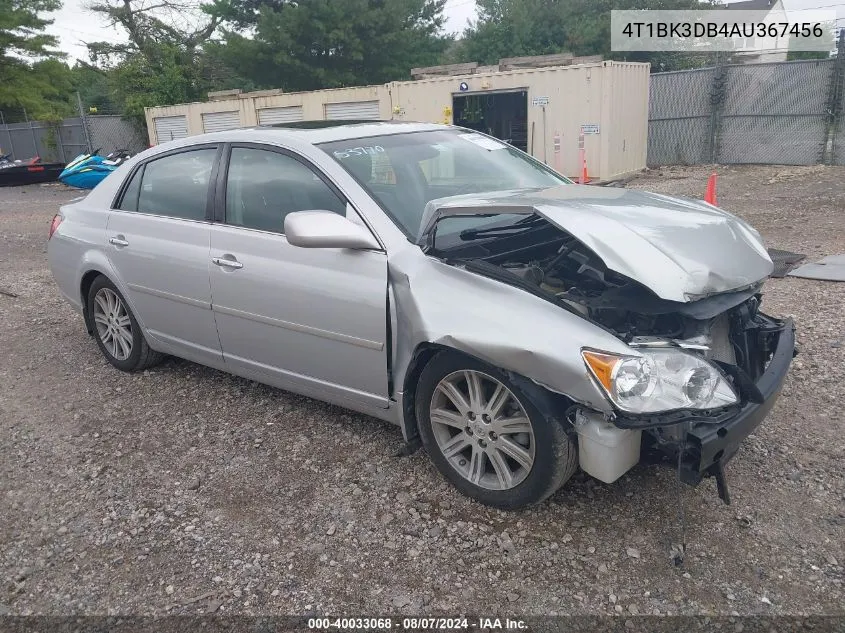 2010 Toyota Avalon Limited VIN: 4T1BK3DB4AU367456 Lot: 40033068