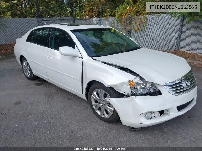 2010 Toyota Avalon Xls VIN: 4T1BK3DB0AU363565 Lot: 40486237