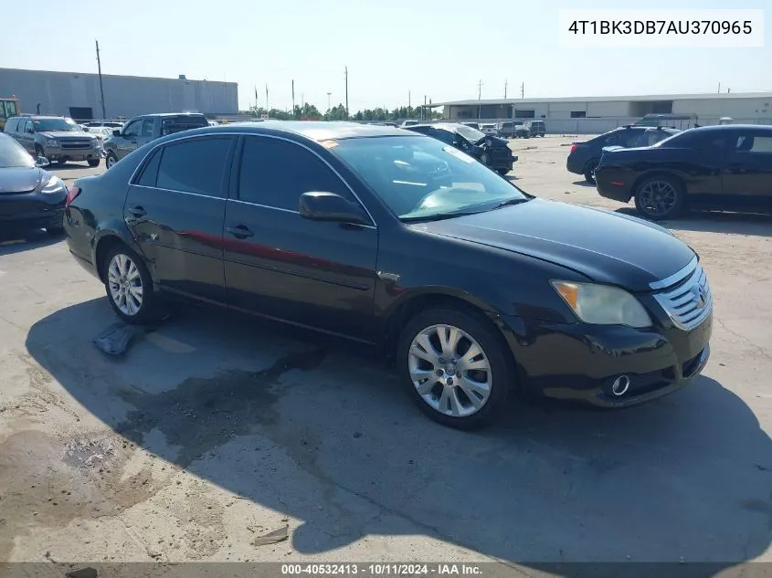 2010 Toyota Avalon Xls VIN: 4T1BK3DB7AU370965 Lot: 40532413