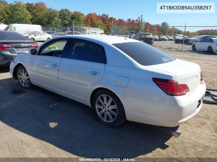 2010 Toyota Avalon Limited VIN: 4T1BK3DB9AU358297 Lot: 40621678