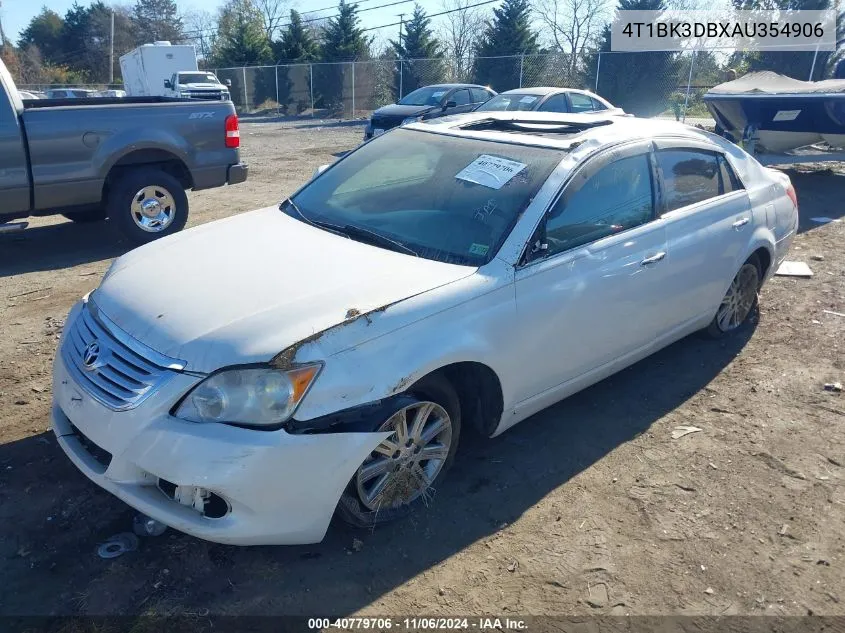 2010 Toyota Avalon Limited VIN: 4T1BK3DBXAU354906 Lot: 40779706