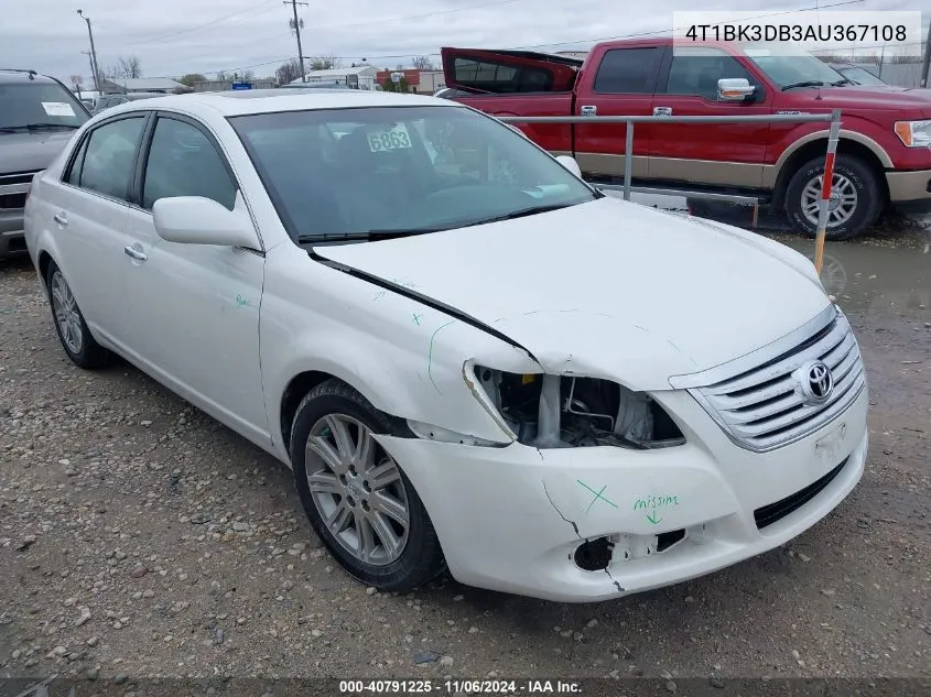 2010 Toyota Avalon Limited VIN: 4T1BK3DB3AU367108 Lot: 40791225