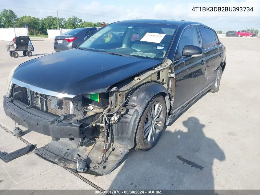 2011 Toyota Avalon VIN: 4T1BK3DB2BU393734 Lot: 39517070