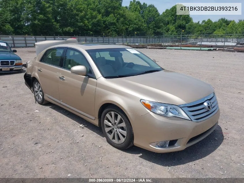 4T1BK3DB2BU393216 2011 Toyota Avalon Limited