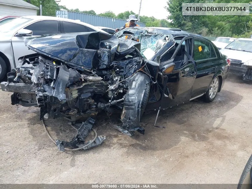 4T1BK3DBXBU377944 2011 Toyota Avalon