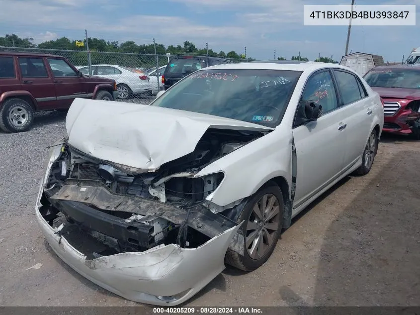 4T1BK3DB4BU393847 2011 Toyota Avalon Limited