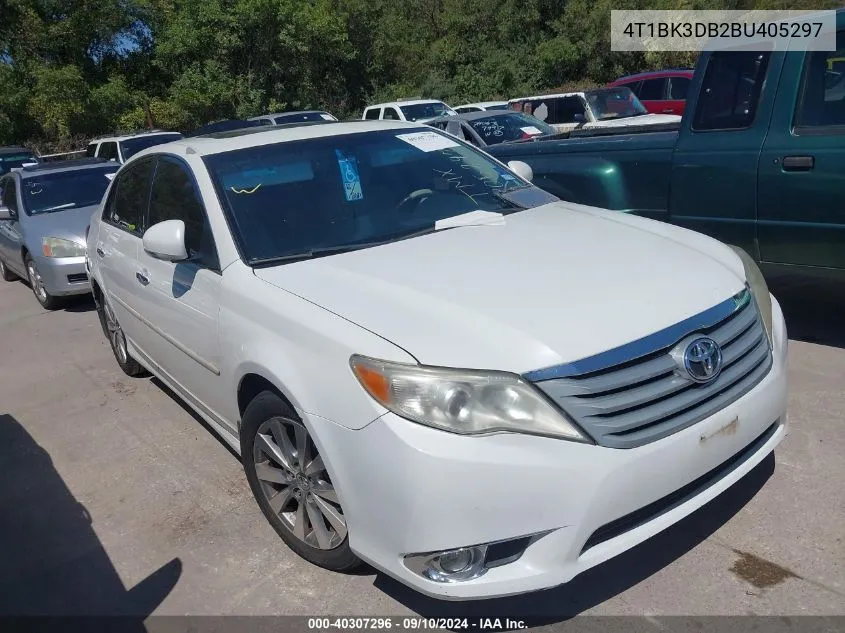 2011 Toyota Avalon Limited VIN: 4T1BK3DB2BU405297 Lot: 40307296