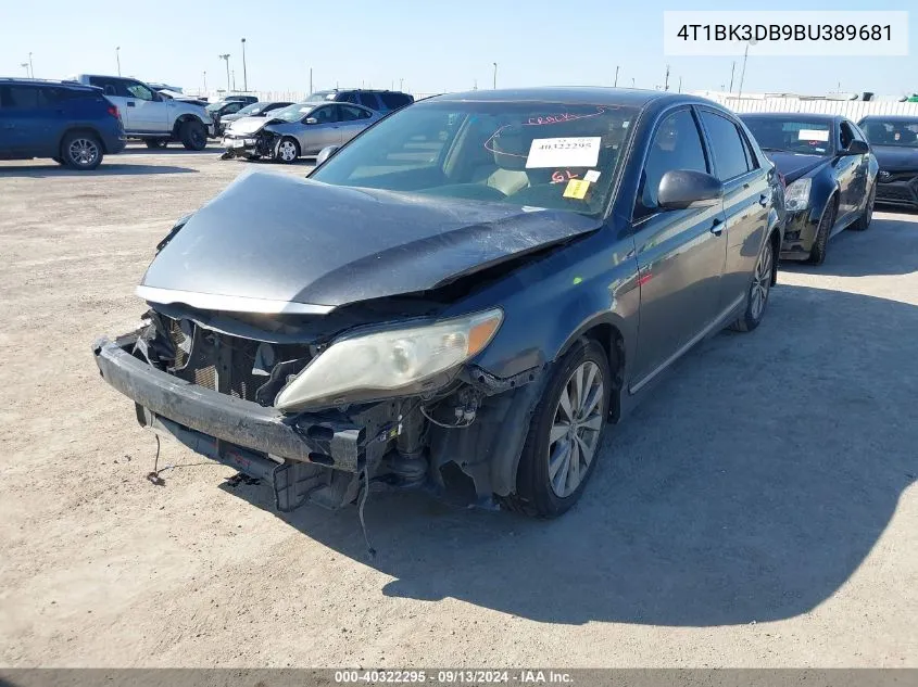 4T1BK3DB9BU389681 2011 Toyota Avalon Limited