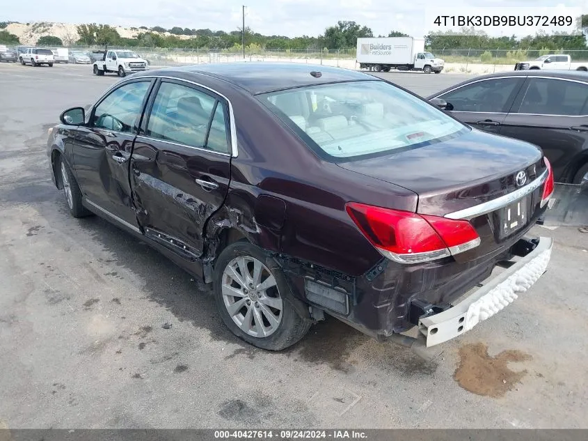 2011 Toyota Avalon Limited VIN: 4T1BK3DB9BU372489 Lot: 40427614