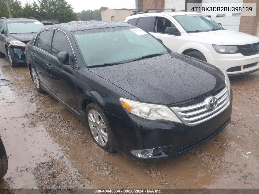 2011 Toyota Avalon Limited VIN: 4T1BK3DB2BU398139 Lot: 40445534