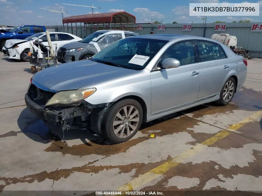 4T1BK3DB7BU377996 2011 Toyota Avalon Limited