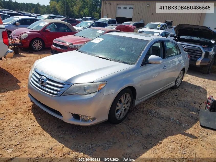 2011 Toyota Avalon Limited VIN: 4T1BK3DB4BU435546 Lot: 40493843