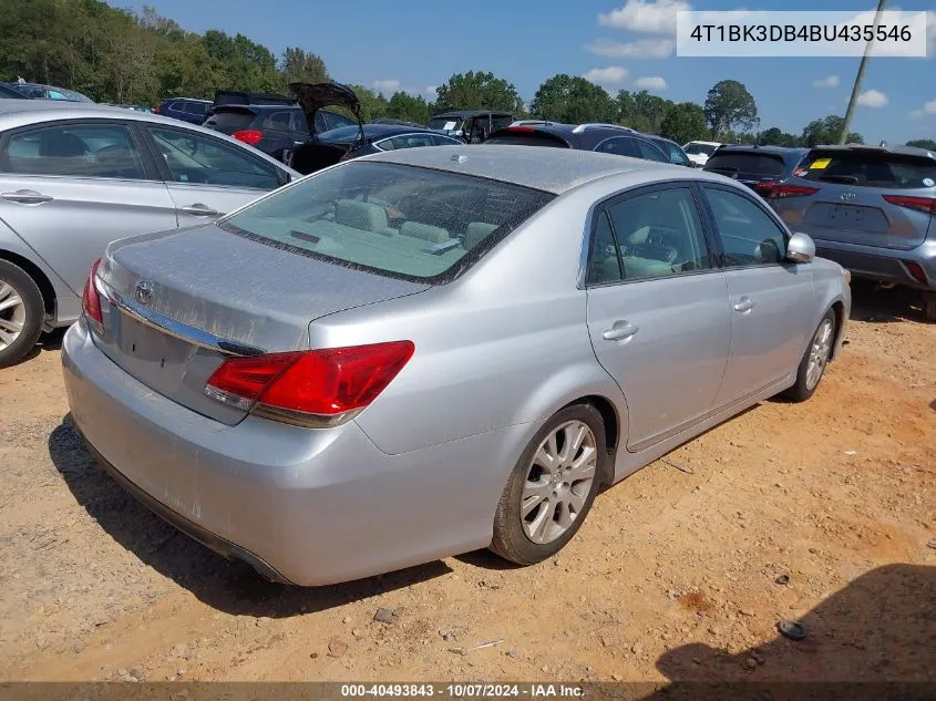 4T1BK3DB4BU435546 2011 Toyota Avalon Limited