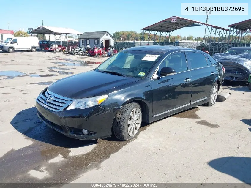 2011 Toyota Avalon Limited VIN: 4T1BK3DB1BU372695 Lot: 40524679