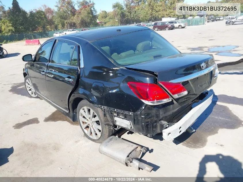 2011 Toyota Avalon Limited VIN: 4T1BK3DB1BU372695 Lot: 40524679