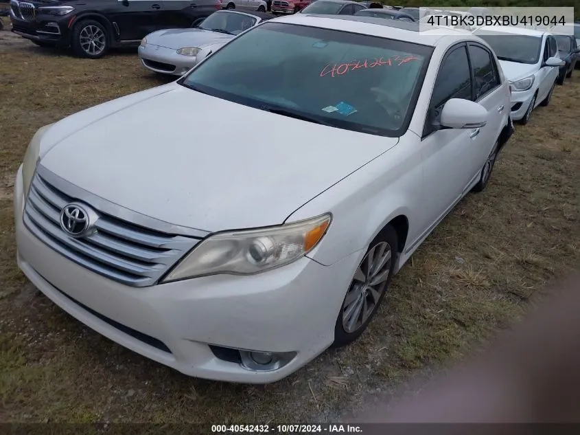 2011 Toyota Avalon Limited VIN: 4T1BK3DBXBU419044 Lot: 40542432