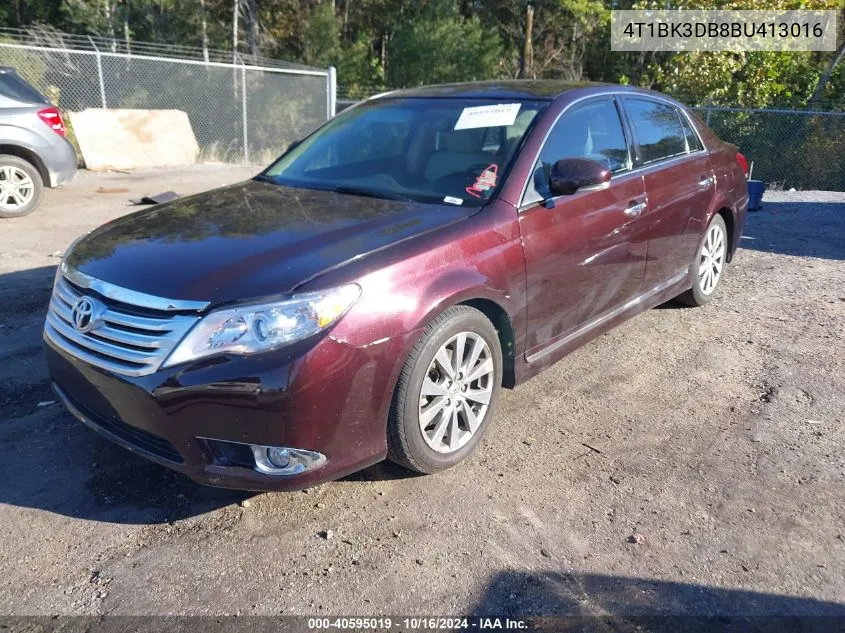 2011 Toyota Avalon Limited VIN: 4T1BK3DB8BU413016 Lot: 40595019