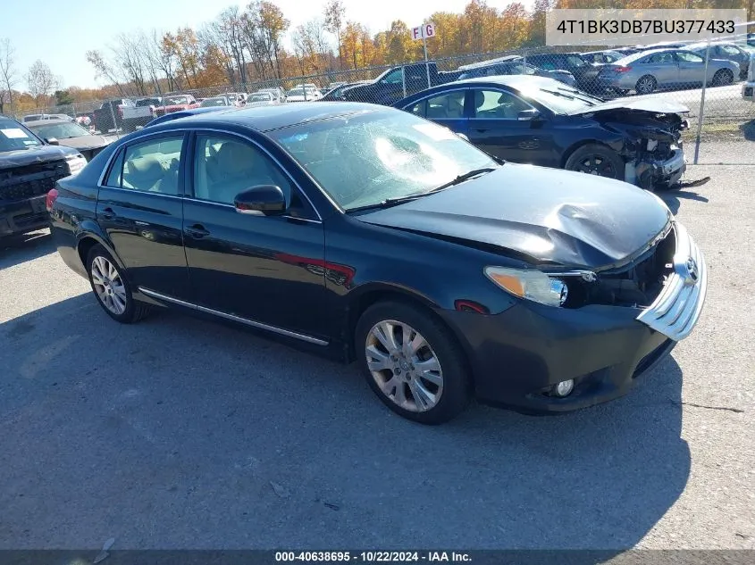 2011 Toyota Avalon VIN: 4T1BK3DB7BU377433 Lot: 40638695