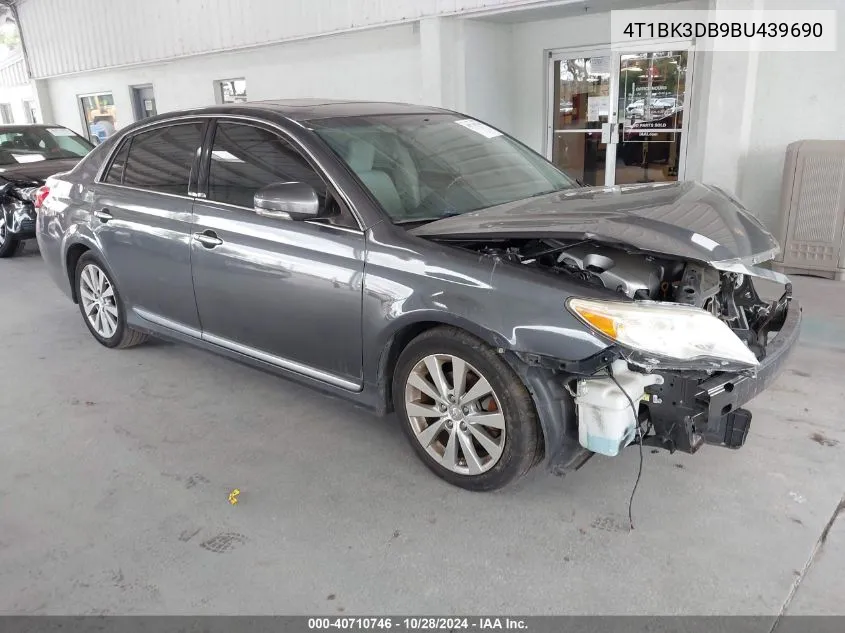 2011 Toyota Avalon Limited VIN: 4T1BK3DB9BU439690 Lot: 40710746