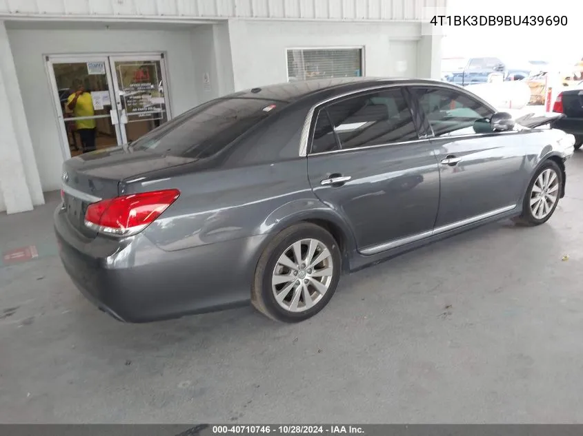 2011 Toyota Avalon Limited VIN: 4T1BK3DB9BU439690 Lot: 40710746