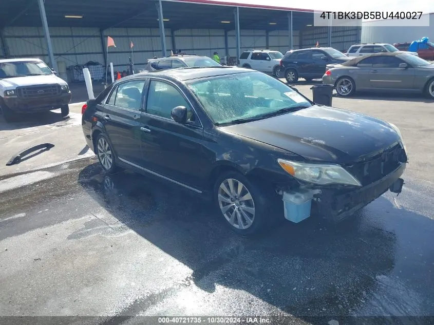 2011 Toyota Avalon Limited VIN: 4T1BK3DB5BU440027 Lot: 40721735