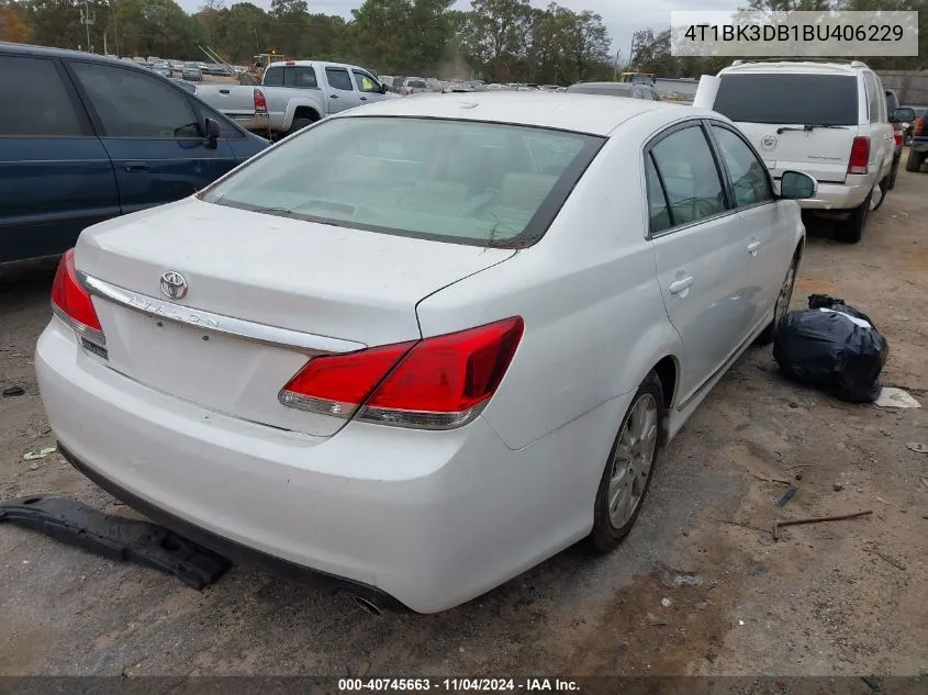 4T1BK3DB1BU406229 2011 Toyota Avalon