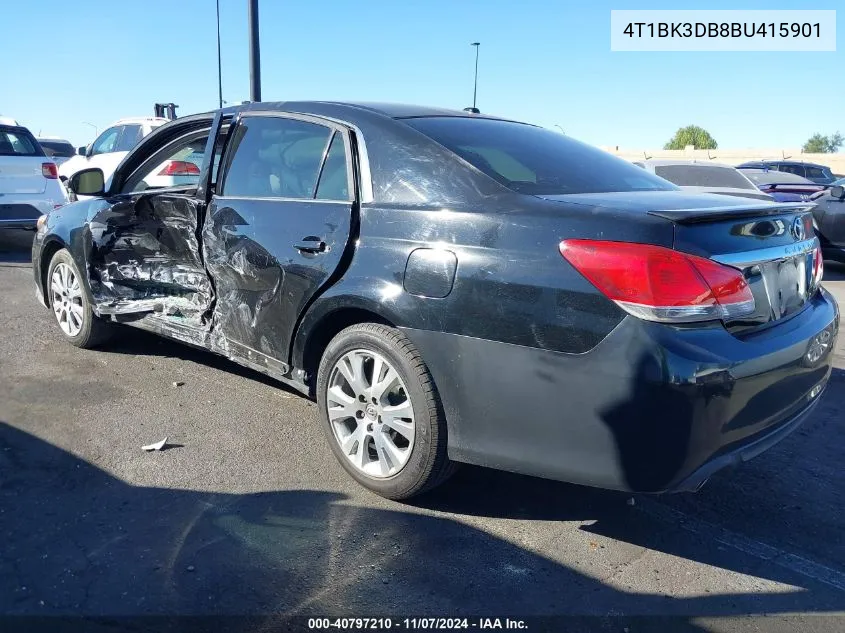 4T1BK3DB8BU415901 2011 Toyota Avalon