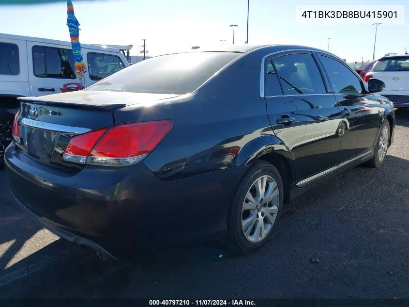 4T1BK3DB8BU415901 2011 Toyota Avalon