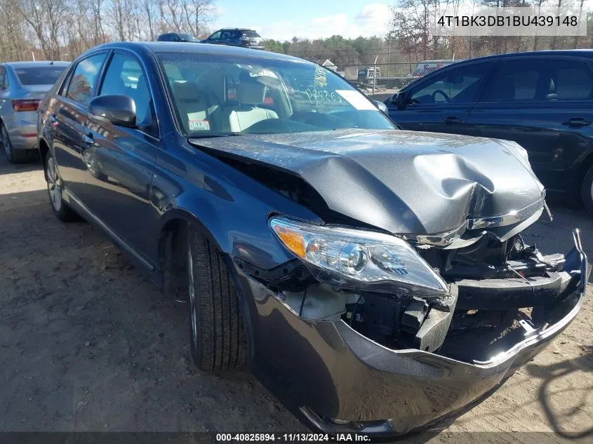 2011 Toyota Avalon Limited VIN: 4T1BK3DB1BU439148 Lot: 40825894