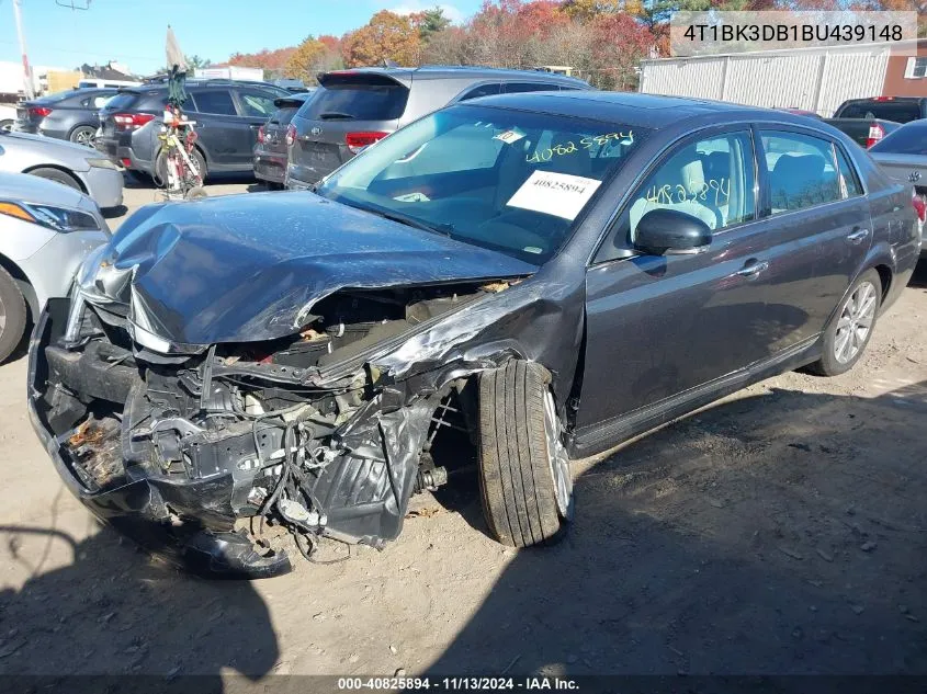 2011 Toyota Avalon Limited VIN: 4T1BK3DB1BU439148 Lot: 40825894