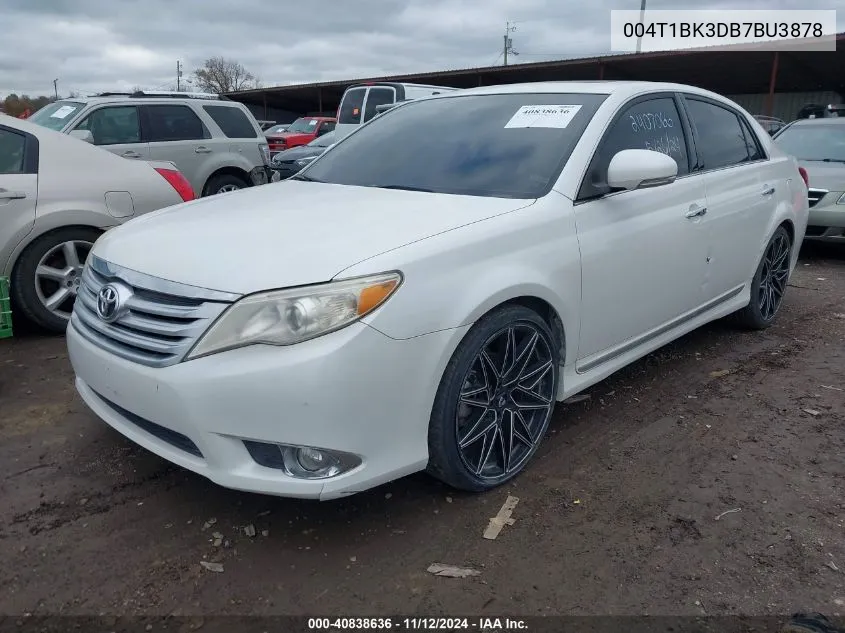 004T1BK3DB7BU3878 2011 Toyota Avalon Limited