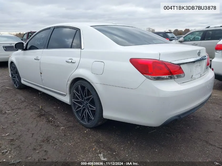 004T1BK3DB7BU3878 2011 Toyota Avalon Limited