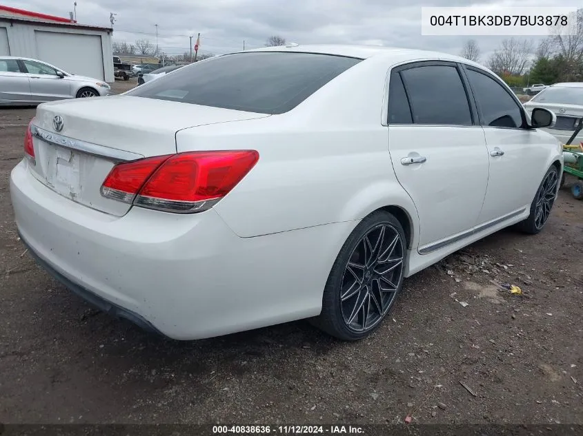 004T1BK3DB7BU3878 2011 Toyota Avalon Limited