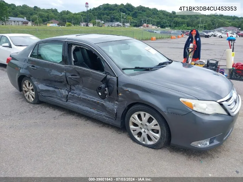 4T1BK3DB4CU453353 2012 Toyota Avalon