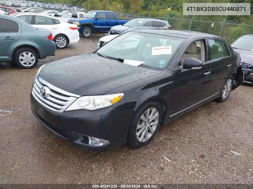 4T1BK3DB5CU440871 2012 Toyota Avalon Limited