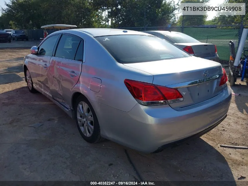 2012 Toyota Avalon VIN: 4T1BK3DB9CU459908 Lot: 40352247